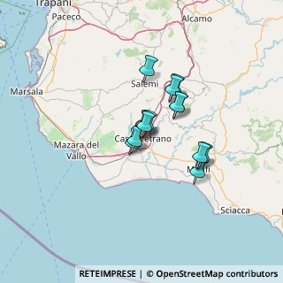 Mappa Via Giuseppe Denaro, 91022 Castelvetrano TP, Italia (9.93308)
