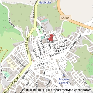 Mappa Via Vittorio Emanuele, 400, 95031 Adrano, Catania (Sicilia)