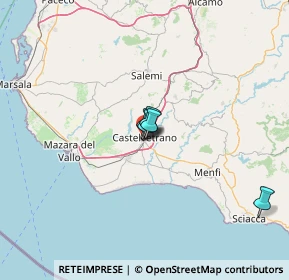 Mappa Via Martiri D'Ungheria, 91022 Castelvetrano TP, Italia (29.67083)