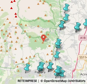 Mappa Unnamed Road, 95039 Trecastagni CT, Italia (6.1325)