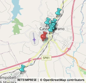 Mappa Via Natalino Sapegno - dir. Nord-Ovest, 91022 Castelvetrano TP, Italia (1.60455)