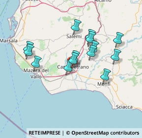 Mappa Via Natalino Sapegno - dir. Nord-Ovest, 91022 Castelvetrano TP, Italia (14.16786)