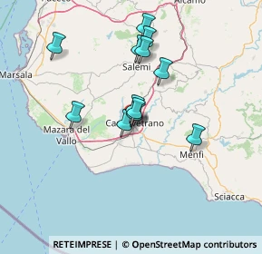 Mappa Via Natalino Sapegno - dir. Nord-Ovest, 91022 Castelvetrano TP, Italia (12.9225)