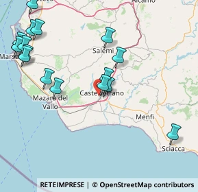 Mappa Via Natalino Sapegno - dir. Nord-Ovest, 91022 Castelvetrano TP, Italia (22.64529)