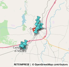 Mappa Via Natalino Sapegno - dir. Nord-Ovest, 91022 Castelvetrano TP, Italia (2.93167)