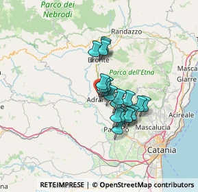 Mappa Via Santangelo, 95031 Adrano CT, Italia (10.1805)