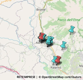 Mappa Via Santangelo, 95031 Adrano CT, Italia (5.1655)