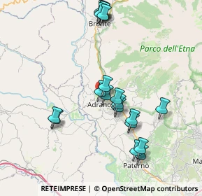 Mappa Via Santangelo, 95031 Adrano CT, Italia (8.737)