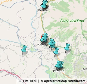Mappa Via Santangelo, 95031 Adrano CT, Italia (8.478)