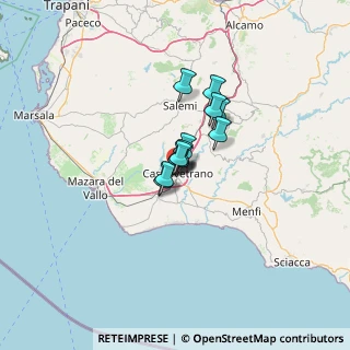 Mappa Via Pardo Gennaro, 91022 Castelvetrano TP, Italia (6.87833)