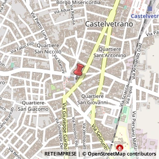 Mappa Via Ugo Bassi, 4, 91022 Castelvetrano, Trapani (Sicilia)