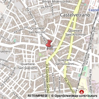 Mappa Piazza Carlo D'Aragona e, Via Giovanni Aragona Tagliavia, 91022 Castelvetrano TP, Italia, 91022 Castelvetrano, Trapani (Sicilia)