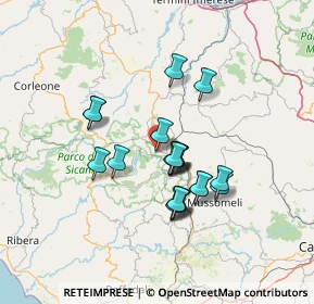 Mappa Via Mastrangelo, 90030 Castronovo di Sicilia PA, Italia (12.3095)