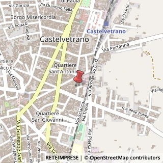Mappa Via garzilli nicolo' 6, 91022 Castelvetrano, Trapani (Sicilia)