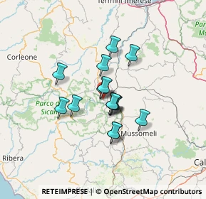 Mappa Strada Provinciale 36 km 2, 90030 Castronovo di Sicilia PA, Italia (10.35133)