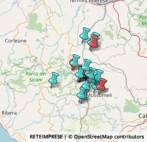 Mappa Strada Provinciale 36 km 2, 90030 Castronovo di Sicilia PA, Italia (11.013)