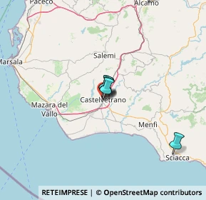 Mappa Via Vito Lipari, 91022 Castelvetrano TP, Italia (47.8605)