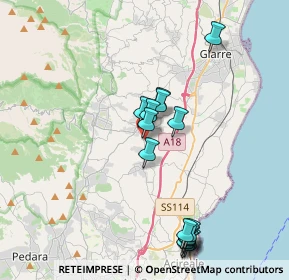 Mappa Via Alessandro Volta, 95010 Santa Venerina CT, Italia (4.364)