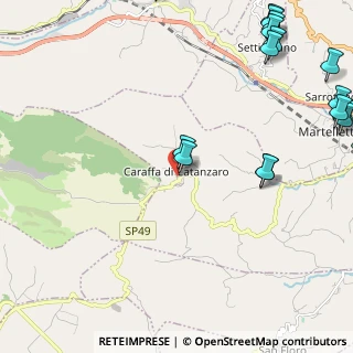Mappa Via Galileo Galilei, 88050 Caraffa di Catanzaro CZ, Italia (3.831)