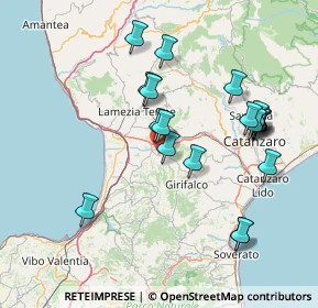 Mappa 88025 Maida CZ, Italia (16.8655)