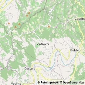 Mappa Loazzolo