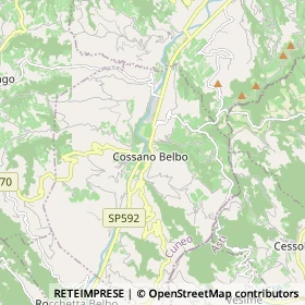 Mappa Cossano Belbo