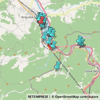 Mappa Strada per Sottovalle, 15061 Arquata Scrivia AL, Italia (1.92308)