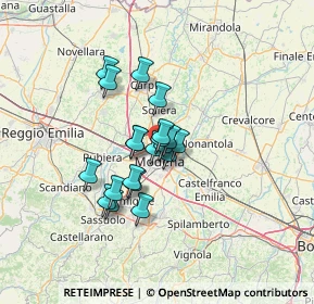 Mappa Via delle Suore, 41122 Modena MO, Italia (9.1)