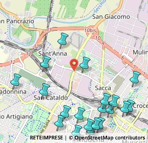 Mappa Via delle Suore, 41122 Modena MO, Italia (1.438)