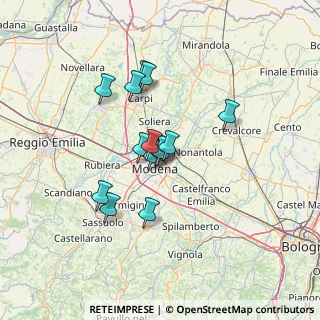 Mappa Via del Mercato Prima dello sbocco della, 41122 Modena MO, Italia (10.38929)