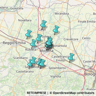 Mappa Via del Mercato Prima dello sbocco della, 41122 Modena MO, Italia (10.27294)