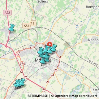 Mappa Via del Mercato Prima dello sbocco della, 41122 Modena MO, Italia (4.60846)