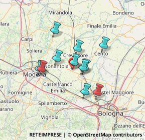 Mappa Via Circondaria Est, 40019 Sant'Agata Bolognese BO, Italia (10.38364)