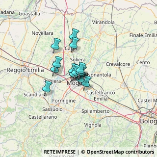 Mappa Strada Nazionale Canaletto Sud, 41122 Modena MO, Italia (7.048)