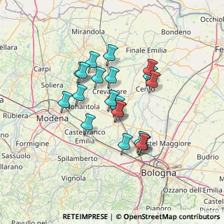 Mappa Via Vignoli, 40017 San Giovanni in Persiceto BO, Italia (11.076)