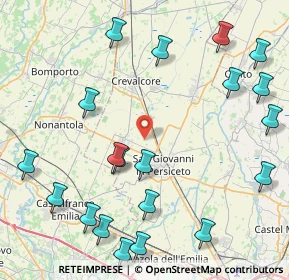 Mappa Via Vignoli, 40017 San Giovanni in Persiceto BO, Italia (10.911)