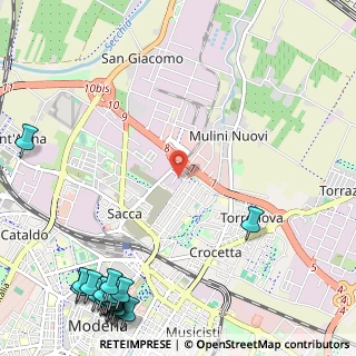 Mappa Via Giuseppe Massarenti, 41122 Modena MO, Italia (1.8895)