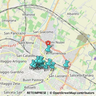 Mappa Via Giuseppe Massarenti, 41122 Modena MO, Italia (2.004)