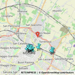 Mappa Via Giuseppe Massarenti, 41122 Modena MO, Italia (2.06)