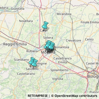 Mappa Via Giuseppe Massarenti, 41122 Modena MO, Italia (6.28455)