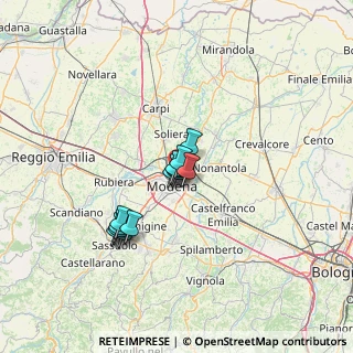 Mappa Via Giuseppe Massarenti, 41122 Modena MO, Italia (9.60692)