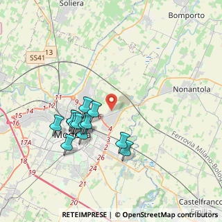 Mappa Via Portorico, 41122 Modena MO, Italia (3.52)