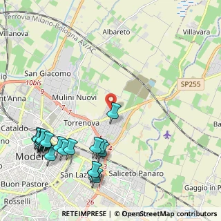 Mappa Via Portorico, 41122 Modena MO, Italia (2.846)
