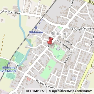 Mappa Via G. B. Venturi, 127, 42021 Bibbiano, Reggio nell'Emilia (Emilia Romagna)