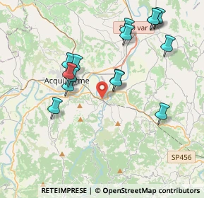 Mappa Via Caldana, 15010 Visone AL, Italia (4.02067)