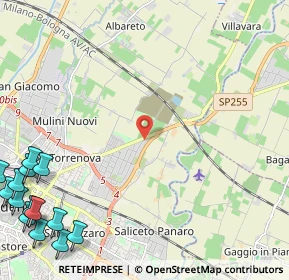 Mappa Via Nonantolana, 41015 Modena MO, Italia (3.88714)