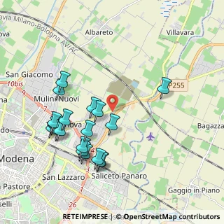 Mappa Via Nonantolana, 41015 Modena MO, Italia (2.0905)