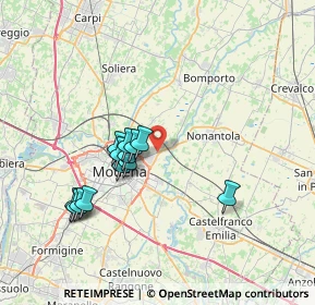 Mappa Via Nonantolana, 41015 Modena MO, Italia (6.45923)