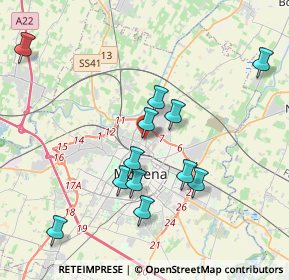 Mappa Via Don Elio Monari, 41122 Modena MO, Italia (4.29308)