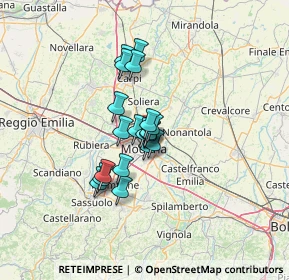 Mappa Via Don Elio Monari, 41122 Modena MO, Italia (8.66947)